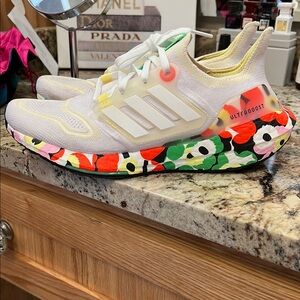 Adidas Ultraboost with Colorful Floral Sole